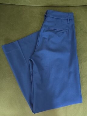 Banana Republic Factory Royal Blue Sculpted Stretch Pants Petite Sz 0